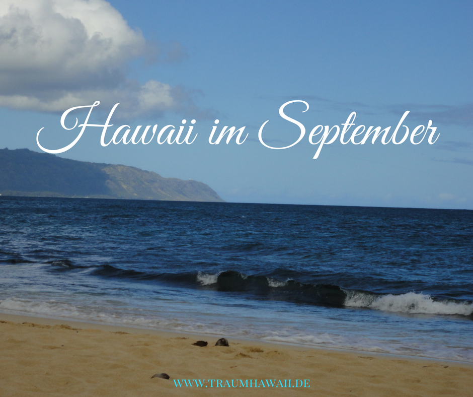 hawaii travel september