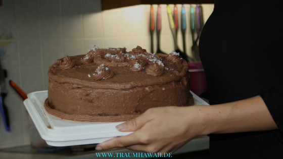 TraumHawaii's Haupia-Schokoladen-Torte